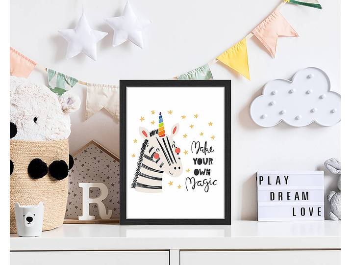 Bild Make Your Own Magic 33 x 43cm Multicolor