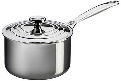 Le Creuset Signature Stainless Steel 16cm Saucepan With Lid