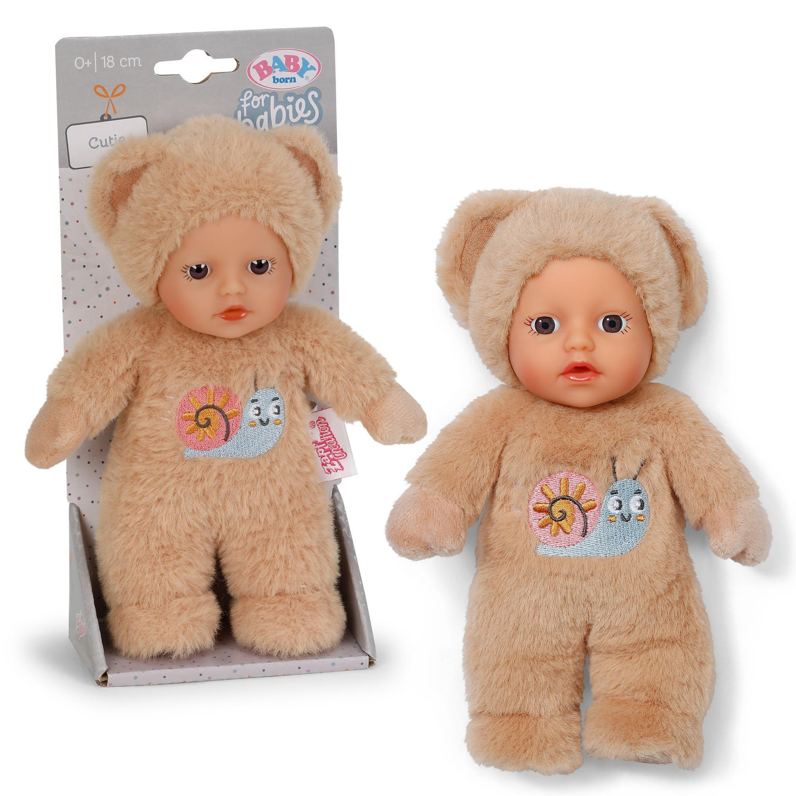 Panenka BABY born knuffel Cutie, 3 stuks, 18 cm