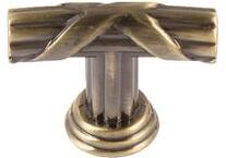 "Utopia Alley Riga Cabinet Ring Pull Knob/Pull, Antique Brass, knob 1.58""/3.75""/5"" center to center"