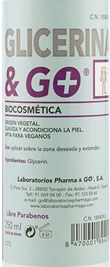 Laboratorios Pharma & Go Glicerina Pura 250ml