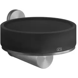 Gessi316 Seifenablage, zur Wandmontage, 54702707, Farbe: Metall Schwarz gebürstet PVD