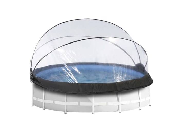 EXIT Toys Zwembad Overkapping ø427cm - Voor Intex/Bestway Zwembaden - Houdt het Water Warm en Schoon - Beschermt Tegen Wind en Vuil - Uitstekende Klantenservice - Universele Zwembad Dome
