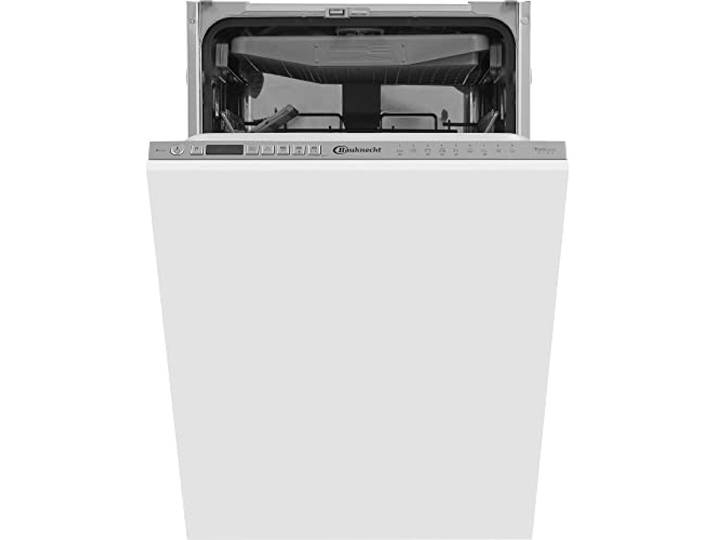 Bauknecht BSIO 3O35 PFE X Vollintegrierter Geschirrspüler /45 cm Breite /PowerClean/ActiveDry/Besteckschublade/Hygieneprogramm/Vollwasserschutz