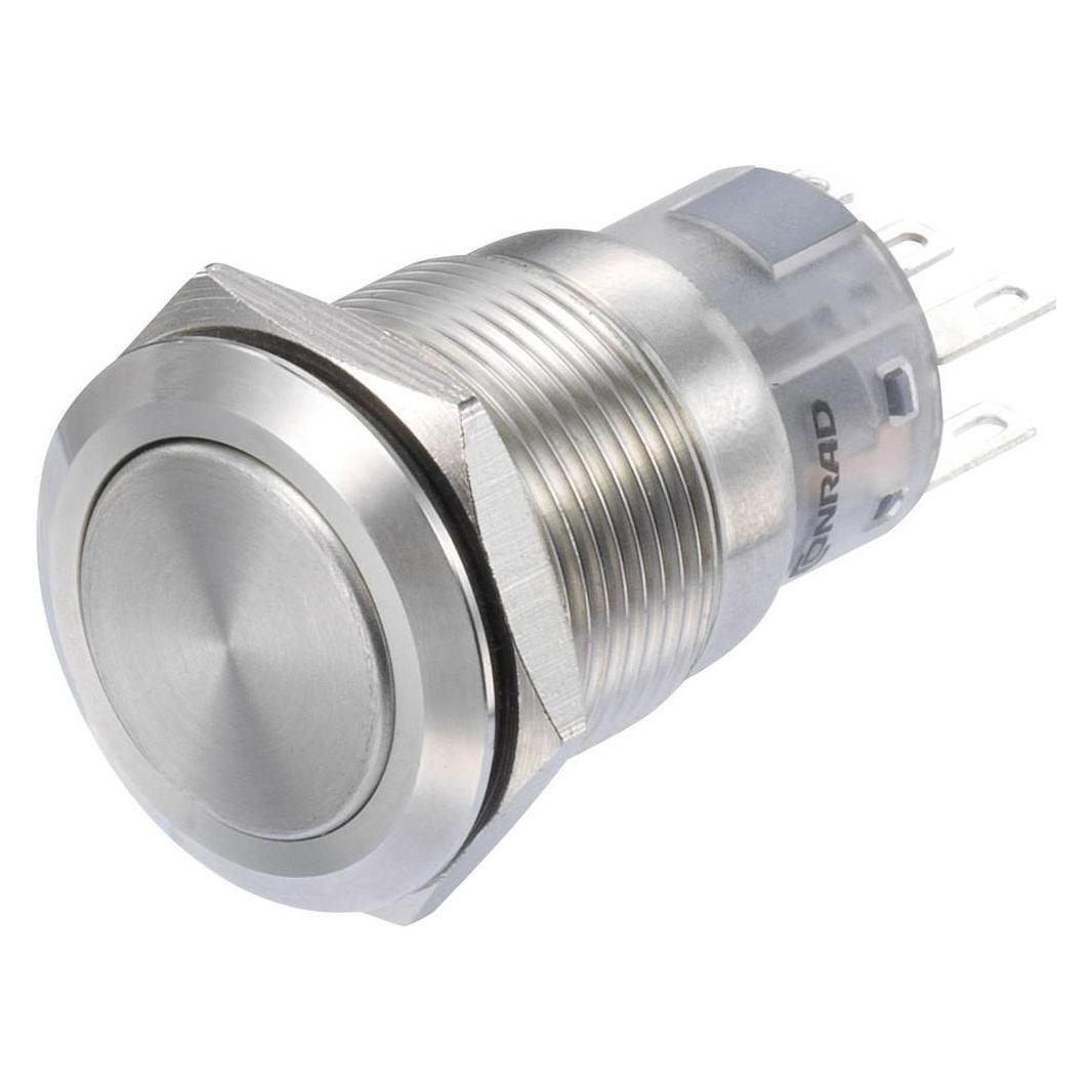 Tru Components Druckschalter LAS1-AGQ-22 Serie. Besonderheit: Betätiger flach. (1272983)