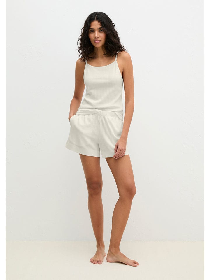 Marc O´Polo Bodywear Pyjama-Shorts in Creme - S