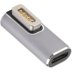 PowerGuard USB-C zu MagSafe 1 Adapter, Schnittstellen Adapter, Grau