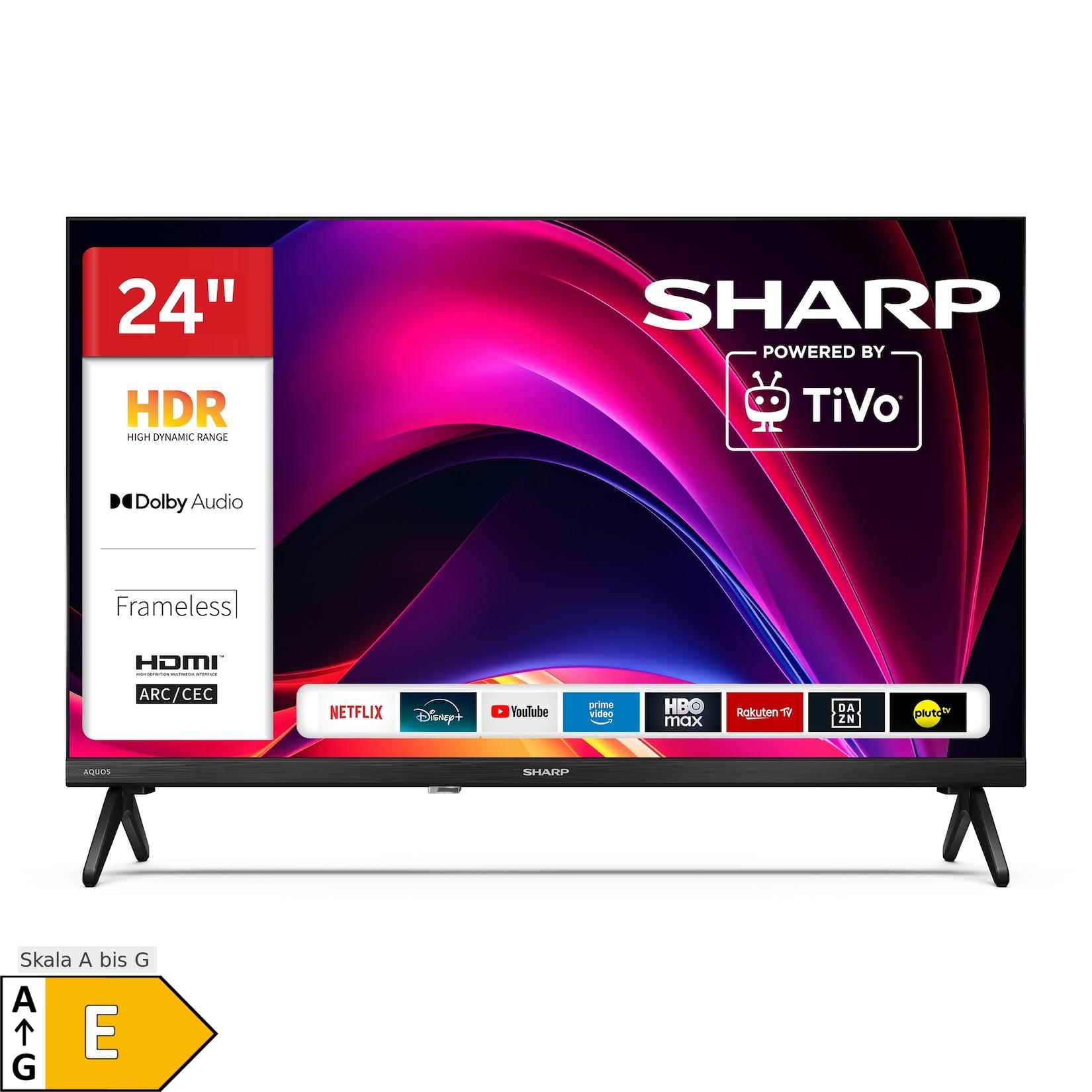 Sharp 24HE2745E Fernseher 24 Zoll Smart TV powered by TiVo - HDR Fernseher mit HD Auflösung (2026)