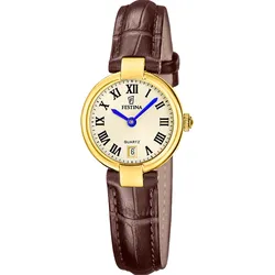Festina Quarz Damen Mademoiselle F20783/2 - gold,braun - 26mm