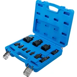 BGS Kraft-Adapter- und Kugelgelenk-Satz 6,3 mm (1/4") - 25 mm (1") 11tlg. - 25140