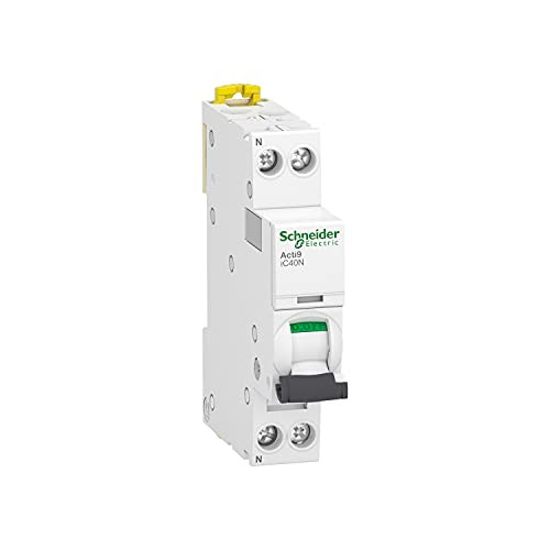 Schneider Electric ACTI 9 IC40N 1PN C 32A 6000A/10KA Miniatuur Automatenautomaat