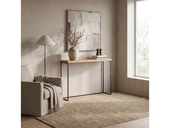 Minimalistischer Lille-Konsolentisch 120 cm