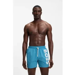 BOSS für Herren. 50514502 Türkisfarbener schnelltrocknender Badeanzug (S), Strandbekleidung, Polyester