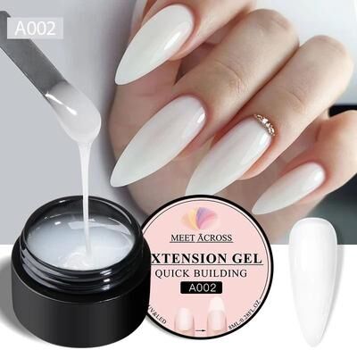 Uplifted Finds MEET ACROSS Milk White Quick Extension Gel s00716
