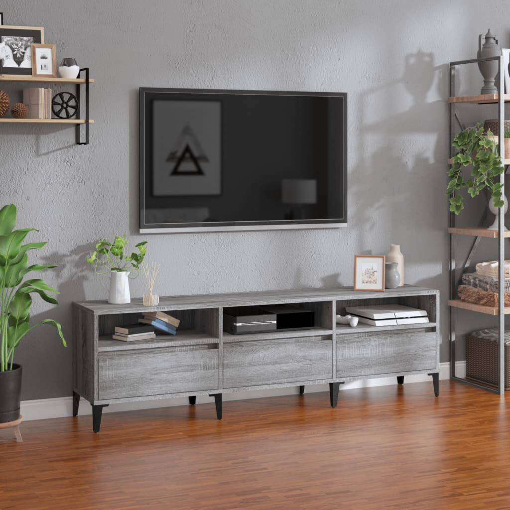 George Oliver Everlie TV Stand for TVs up to 43" Grey Sonoma 43"