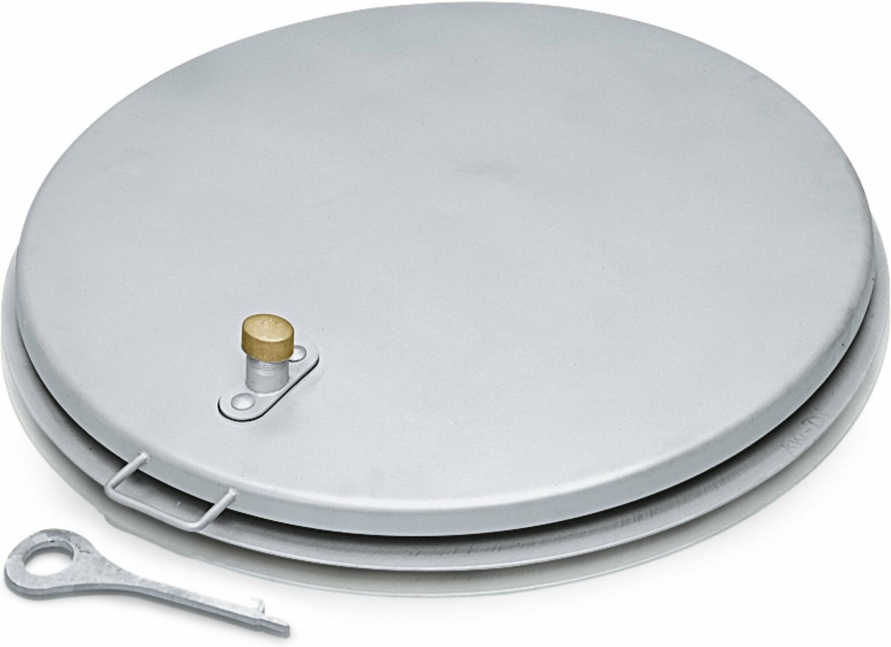 ZARGES Brunnenabdeckung, rund mit Isolierung, Edelstahl V2A (1.4301) 625 mm (47165)