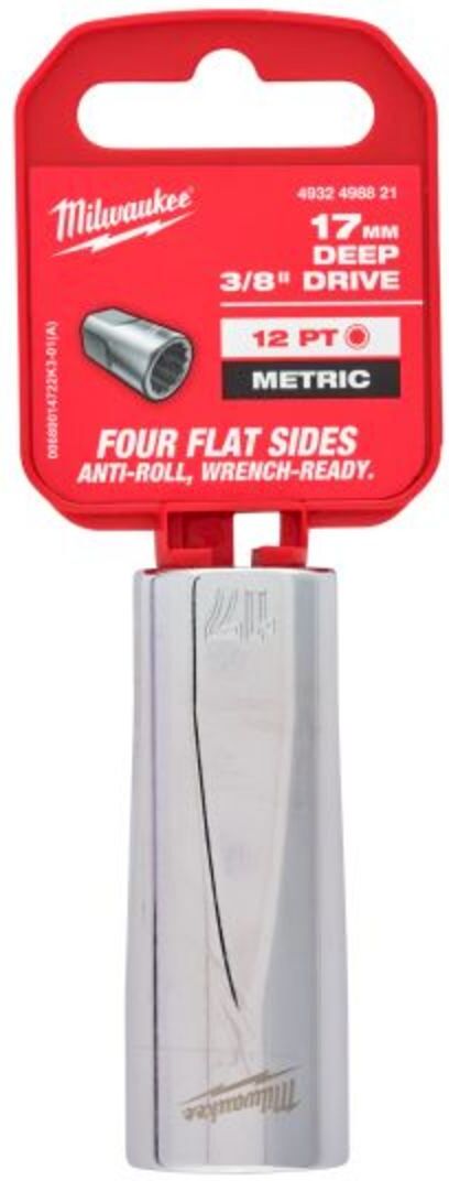 Steckschlüsseleinsatz 3/8" 12-kantig MILWAUKEE 4932498821