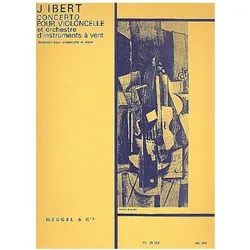 Concerto pour violoncelle et orchestre d/'instruments a vent pour violoncelle et piano, Fachbücher von Jacques Ibert