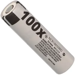 100x Panasonic Li-Ion 3,6V 3100mAh NCR18650BD NCR 18650