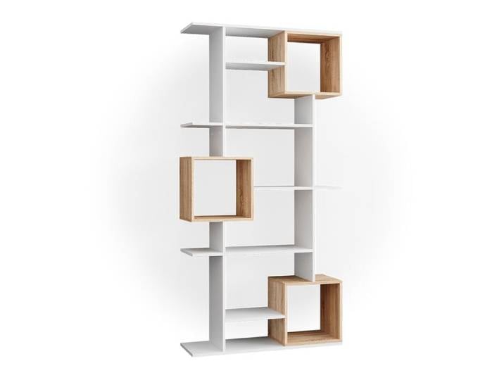 Meuble de rangement cube Cube 92x187.7cm Blanc/Sonoma Vicco 36772