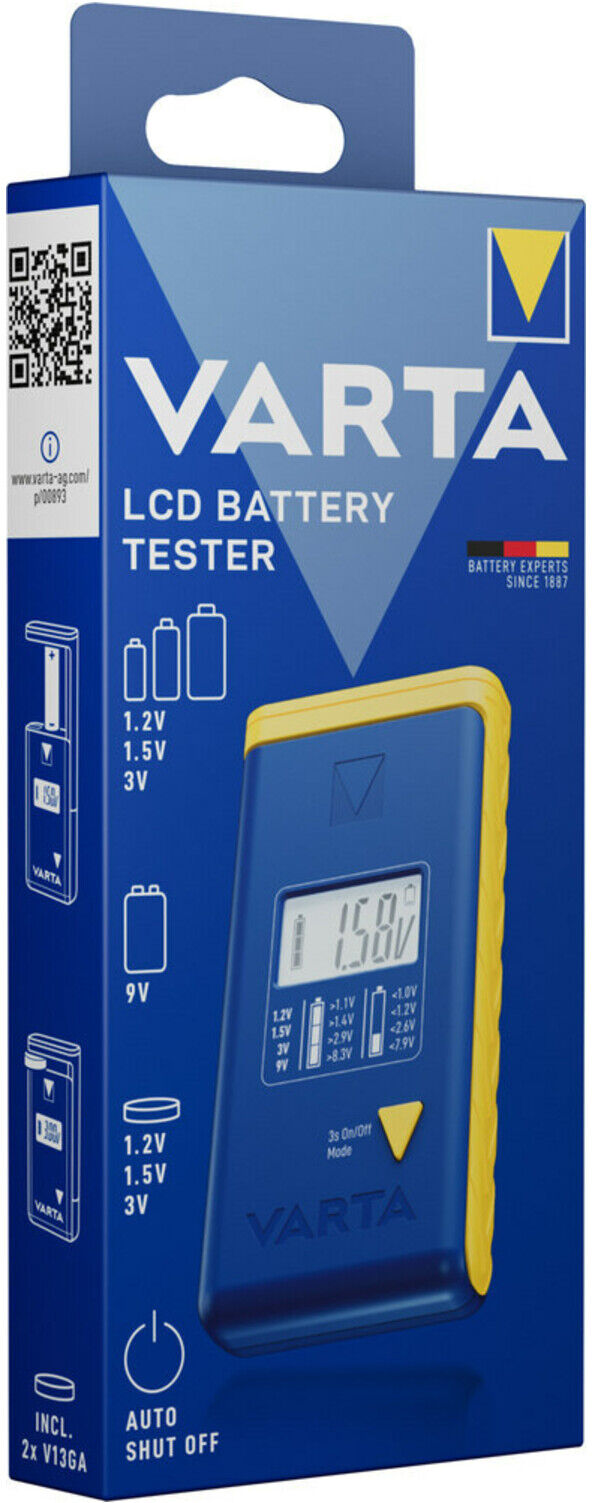 Varta LCD-Batterietester 1er Blister (893101111)