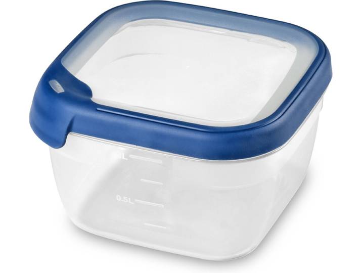 Curver Grand Chef Vershoudbak Vierkant 1.2L Transparant/Donkerblauw