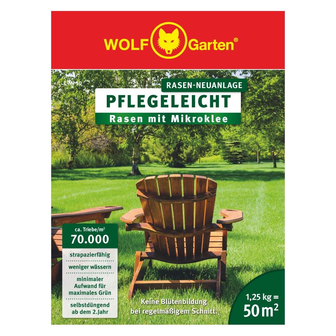 Wolf-Garten Rasen mit Mikroklee L-MI 50 (Rasensamen) (76AH1001650)