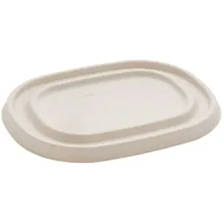 MONOUSO - Deckel aus Zuckerrohr für Schüssel 19X15cm (50 Stück)