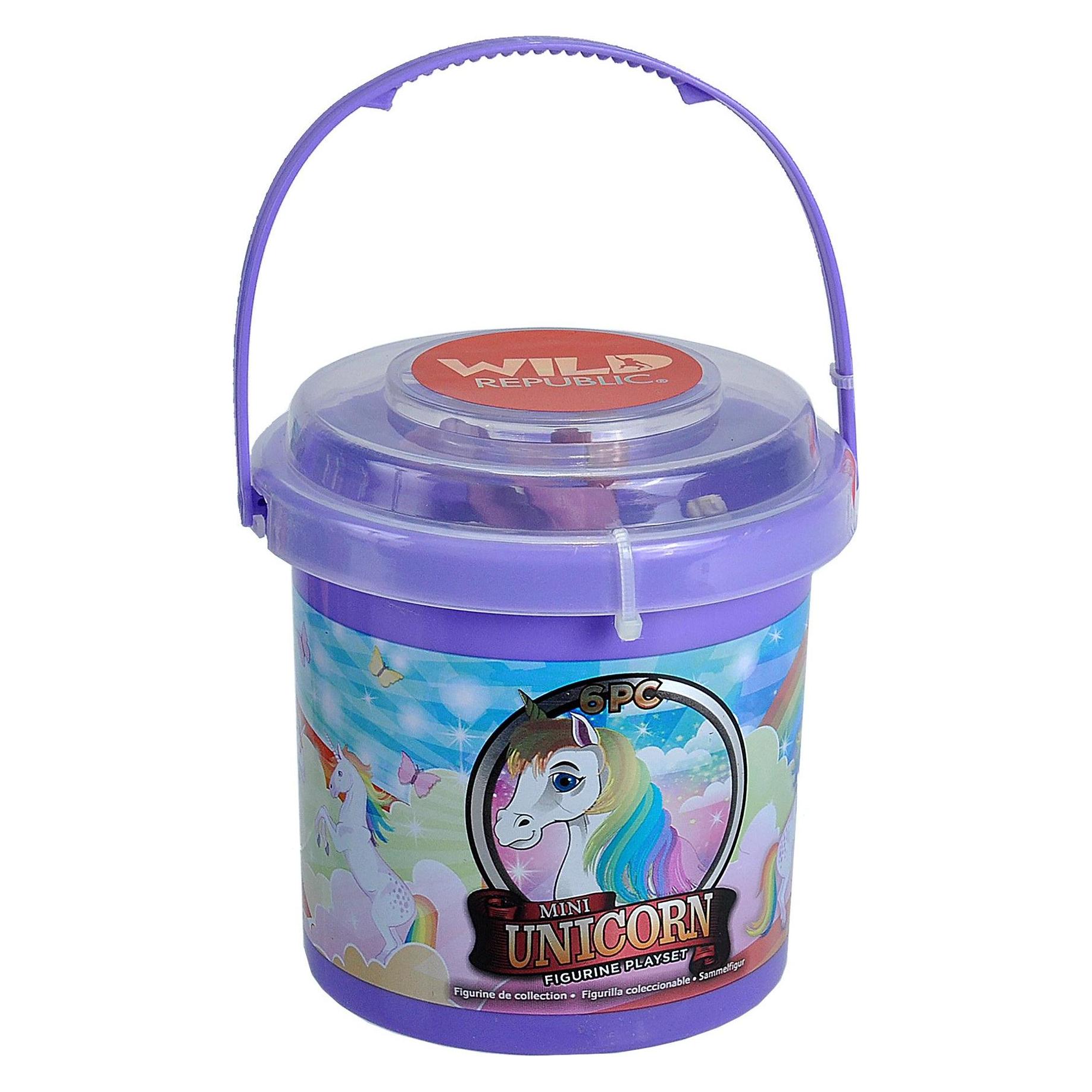 Wild Republic Mini Toy Bucket - Unicorn (23149)