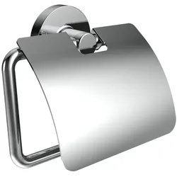 emco round Toilettenpapierhalter, mit Deckel, chrom, 430000101