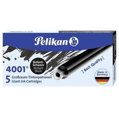 Pelikan Tintenpatrone 4001 GTP/5 brillant-schwarz 5 Stück