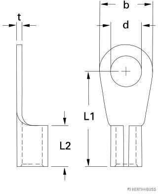 Herth+buss Elparts Lötverbinder 50250256