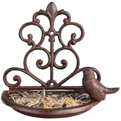 Esschert Design Wandfutterschale, Vogelhaus