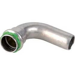 VSH Bogen 28 I/A 90 Grad Edelstahl V-Kontur 6550104