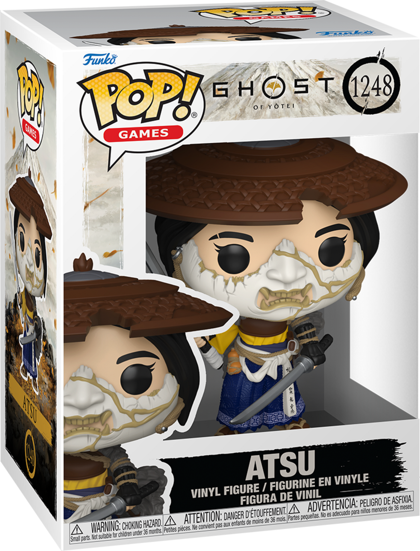 Funko Pop! Games Ghost of Yōtei Atsu Vinyl Figure 1248 - 10.9 cm tall - Officially Licensed Collectible