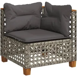vidaXL, Gartenlounge, Lukas (Mit Tisch (Lochgewebe))