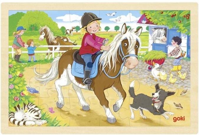 Puzzle Ponneys 24 pcs - Goki