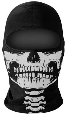 Perfect Picks Market Ghost Skull Balaclava Motorcycle Face Mask For Skiing, Cycling & Tactical Cosplay nk 03