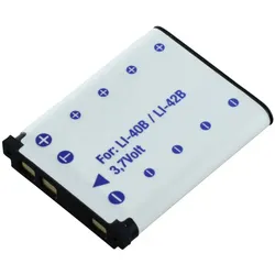 Akku für OLYMPUS DS 3500, Typ Olympus LI-40B, LI-42B, Casio NP-80, NP-82, 650 mAh