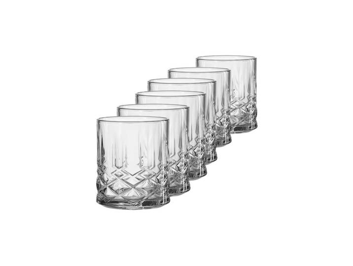 Ritzenhoff Breker Whiskybecher-Set Capri transparent 6-tlg., Transparent, Glas, Gläser, Whiskygläser