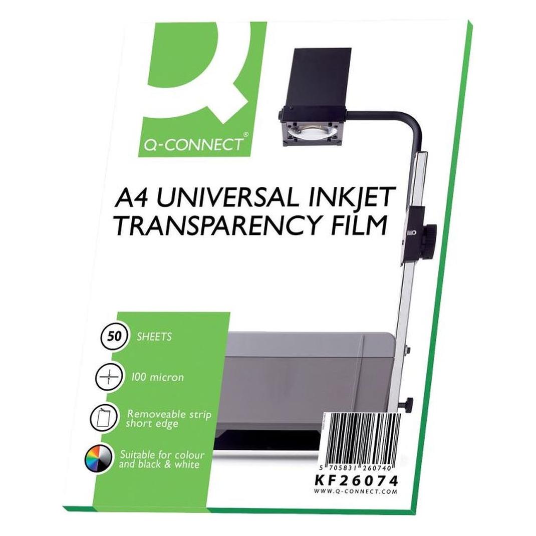 Q-Connect Transparentfolien (100 g/m², 1x) (KF26074)