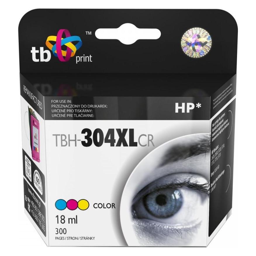 Print TBH-304XLCR ink cartridge 1 pc(s) Blue, Purple, Yellow (C, M, Y) (TBH-304XLCR)