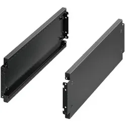 Rittal VX 8640.041 VE2ST. VX Sockel-Blende seitlich H200 für T400, Serverschrank Zubehör, Schwarz