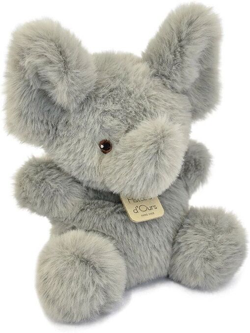 Peluche Les Doux Animaux Bébés : Elephant - Histoire d'Ours
