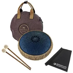 Meinl Sonic Energy MOSTD2NB Tongue Drum C-Moll 8 Töne mit Reinigungstuch, Perkussion, Blau