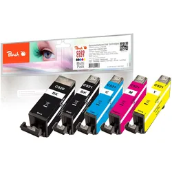 Peach, Druckerpatrone, Tinte PGI-520/CLI-521 Multi-Pack Black/Cyan/Magenta/Yellow (BK, C, M, Y)