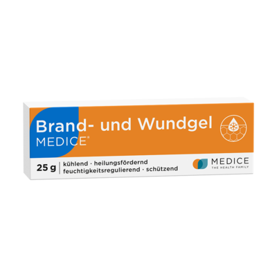 MEDICE Arzneimittel Pütter GmbH&Co.KG BRAND UND WUNDGEL Medice 25 g 03839625