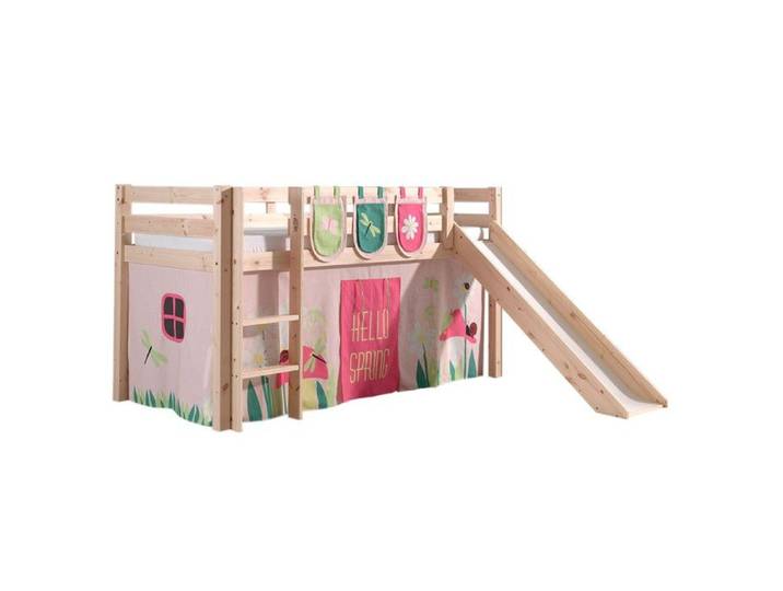 Pack - Lit Enfant Toboggan Tente & 3 Pochettes  Pino Spring  Naturel