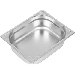 Vogue Strapazierfähiger GN-Behälter 1/2 Edelstahl 100mm