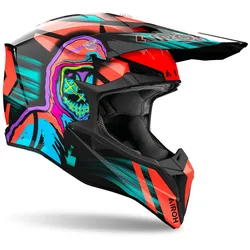 Airoh Off Road Helm Wraaap Cyber Orange S